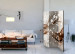Room Divider Screen Spring Stories - romantic dandelions in the motif of bronze waves 95659 additionalThumb 2