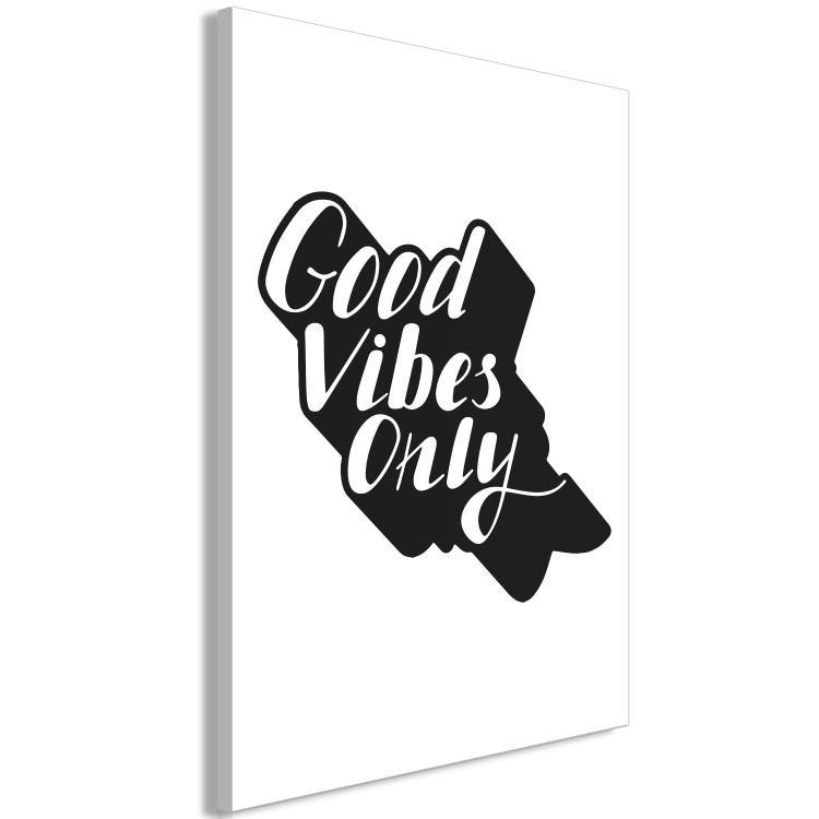 Canvas Only what is good for you - minimalist slogan ''Good vibes only'' 114769 additionalImage 2