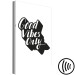 Canvas Only what is good for you - minimalist slogan ''Good vibes only'' 114769 additionalThumb 6