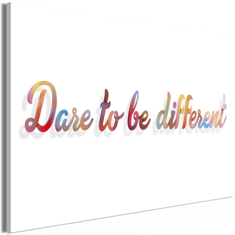 Canvas Art Print Dare To Be Different (1 Part) Wide 115269 additionalImage 2