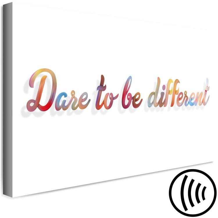 Canvas Art Print Dare To Be Different (1 Part) Wide 115269 additionalImage 6