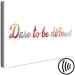 Canvas Art Print Dare To Be Different (1 Part) Wide 115269 additionalThumb 6