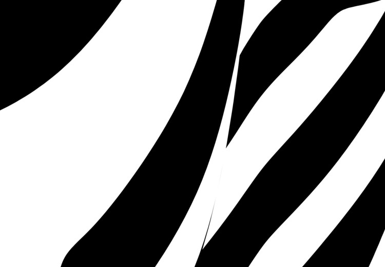 Wall Poster Zebra Woman - abstraction with a female silhouette in black and white stripes 117169 additionalImage 3