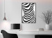 Wall Poster Zebra Woman - abstraction with a female silhouette in black and white stripes 117169 additionalThumb 6