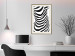 Wall Poster Zebra Woman - abstraction with a female silhouette in black and white stripes 117169 additionalThumb 21