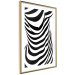 Wall Poster Zebra Woman - abstraction with a female silhouette in black and white stripes 117169 additionalThumb 10