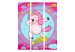 Room Divider Screen Dancing Unicorn - fantasy horse on a colorful background with stars 117369 additionalThumb 3