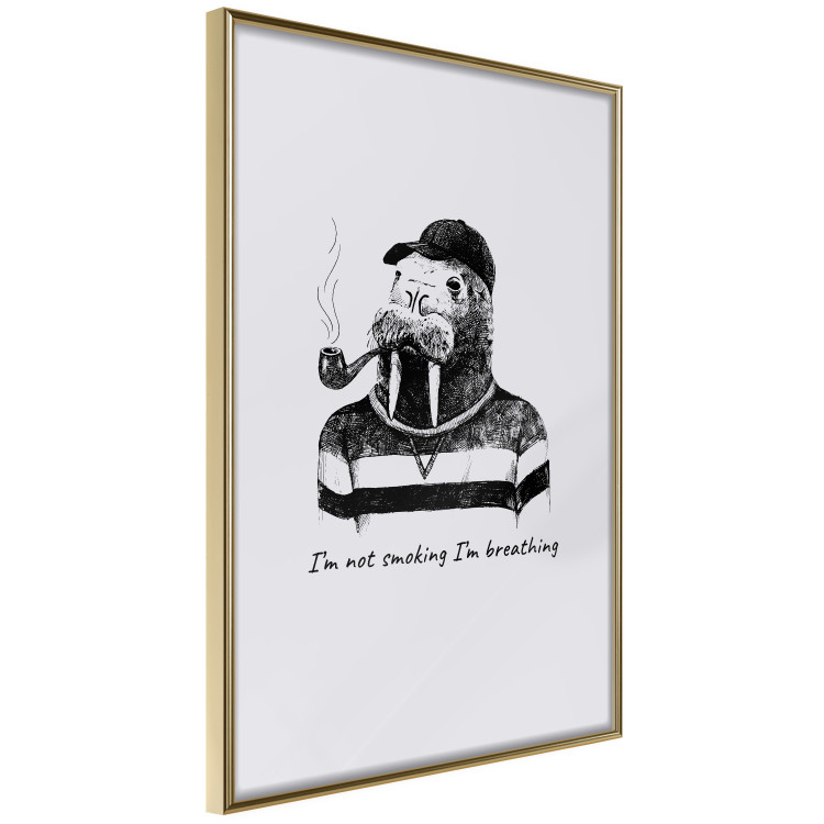Wall Poster I'm not smoking - Scandinavian composition with an animal and texts 117469 additionalImage 12