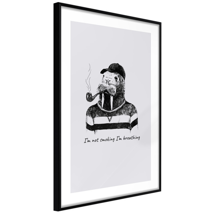 Wall Poster I'm not smoking - Scandinavian composition with an animal and texts 117469 additionalImage 13