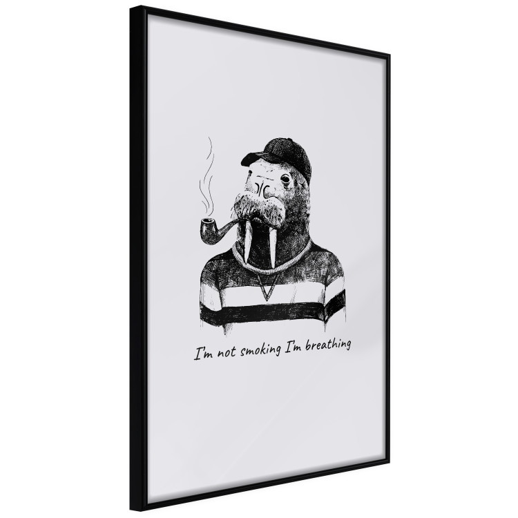 Wall Poster I'm not smoking - Scandinavian composition with an animal and texts 117469 additionalImage 10
