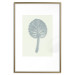 Poster Pastel Beauty - simple composition with a leaf in light colors 117769 additionalThumb 19