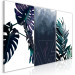 Canvas Tropical details - exotic vegetation with a graphic motif 118069 additionalThumb 2