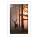 Wall Poster Morning - wild deer among forest trees against the backdrop of an autumn landscape 120469 additionalThumb 25