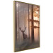 Wall Poster Morning - wild deer among forest trees against the backdrop of an autumn landscape 120469 additionalThumb 14