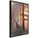 Wall Poster Morning - wild deer among forest trees against the backdrop of an autumn landscape 120469 additionalThumb 12