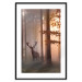 Wall Poster Morning - wild deer among forest trees against the backdrop of an autumn landscape 120469 additionalThumb 17