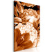 Canvas Print Bouquet of lilies and peonies in sepia - photo with flowers in sepia 123869 additionalThumb 2