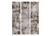Folding Screen Old Plaster (3-piece) - irregular gray concrete texture 124069 additionalThumb 3