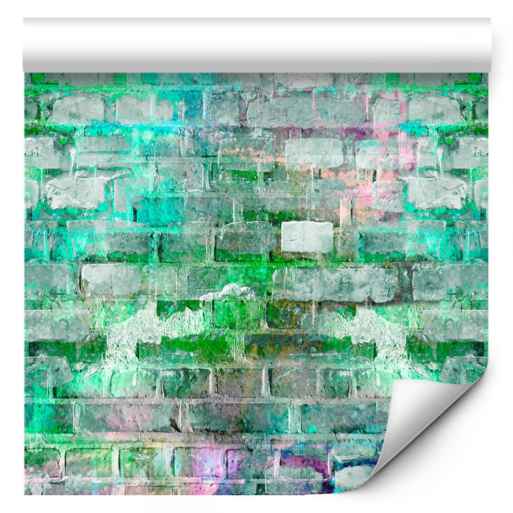 Modern Wallpaper Sapphire Bricks 124369 additionalImage 1
