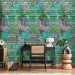 Modern Wallpaper Sapphire Bricks 124369 additionalThumb 5