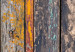 Photo Wallpaper Wooden Rainbow 125069 additionalThumb 3