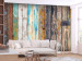 Photo Wallpaper Wooden Rainbow 125069