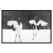 Poster Dancing Cranes - winged animals in a black and white motif 125369 additionalThumb 18