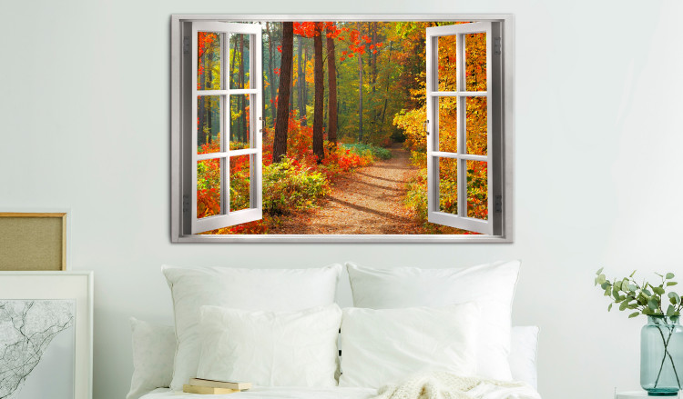Large canvas print Sunny Autumn [Large Format] 125569 additionalImage 5