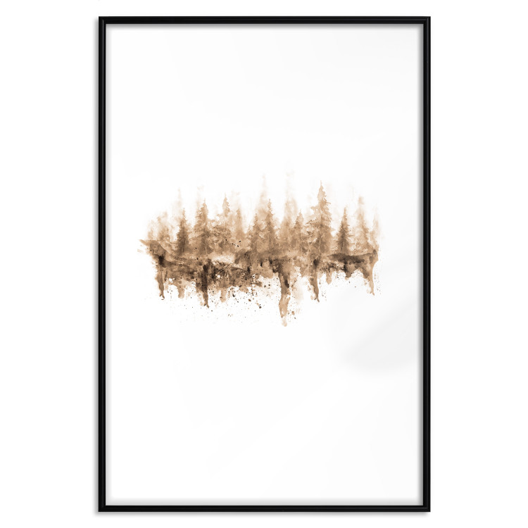 Wall Poster Mystic Forest - abstract scattered sand mimicking a forest pattern 125669 additionalImage 15