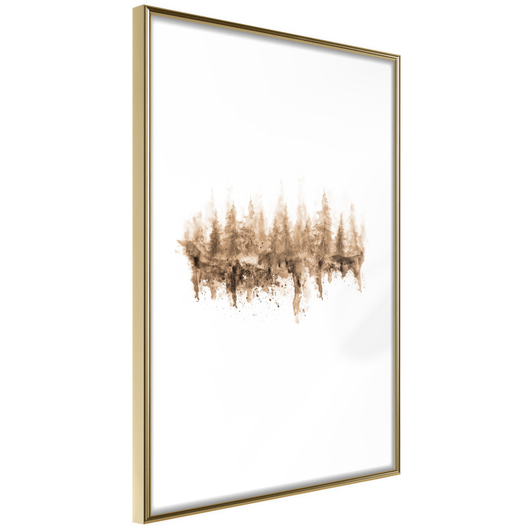 Wall Poster Mystic Forest - abstract scattered sand mimicking a forest pattern 125669 additionalImage 6
