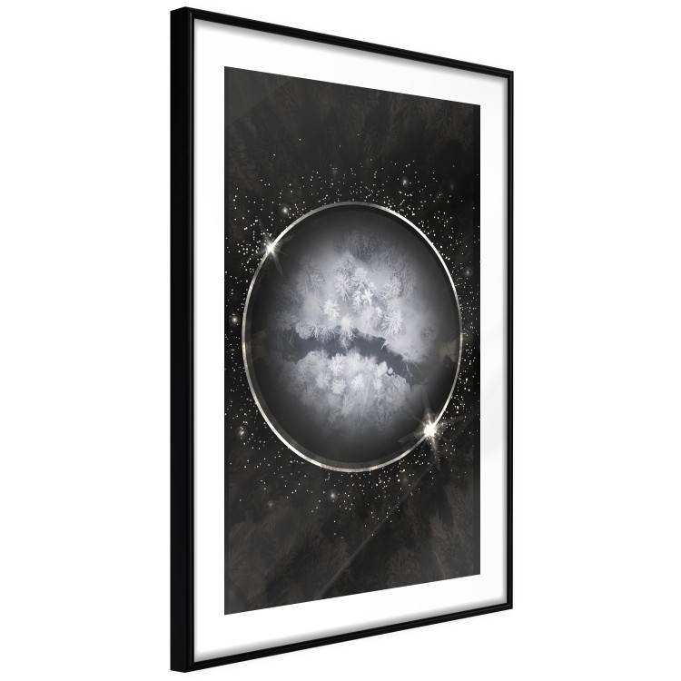 Wall Poster Deep Winter - abstract sphere in space depicting wintry world 128069 additionalImage 6
