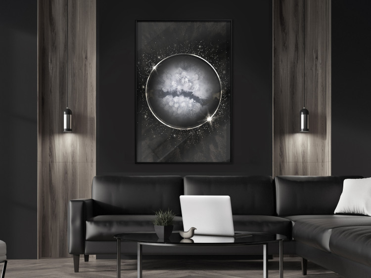 Wall Poster Deep Winter - abstract sphere in space depicting wintry world 128069 additionalImage 4