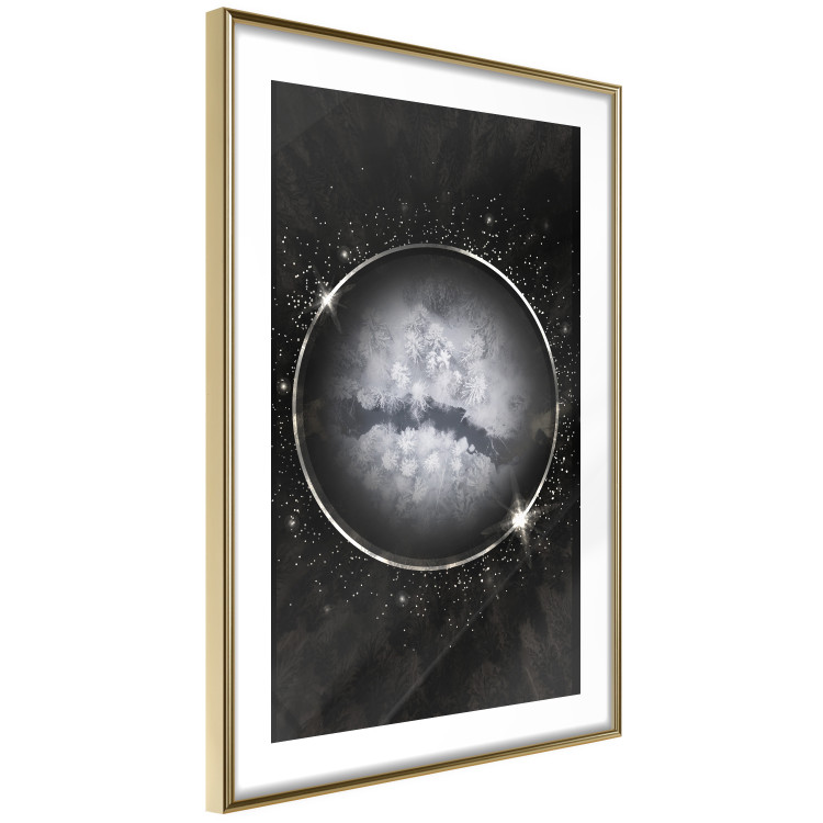 Wall Poster Deep Winter - abstract sphere in space depicting wintry world 128069 additionalImage 7
