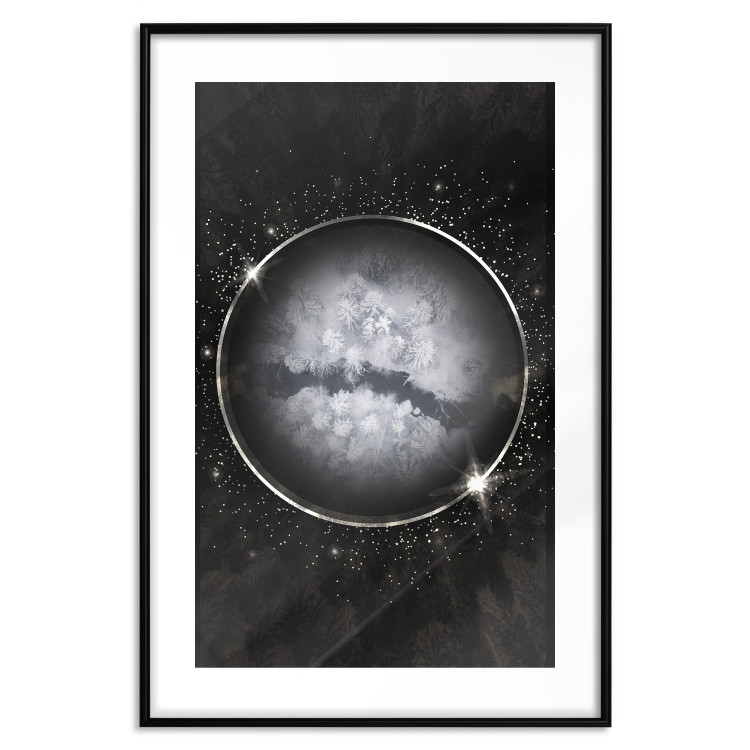 Wall Poster Deep Winter - abstract sphere in space depicting wintry world 128069 additionalImage 15