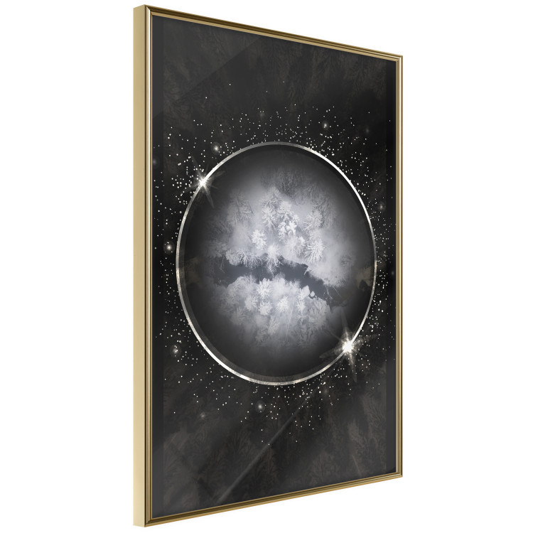 Wall Poster Deep Winter - abstract sphere in space depicting wintry world 128069 additionalImage 12