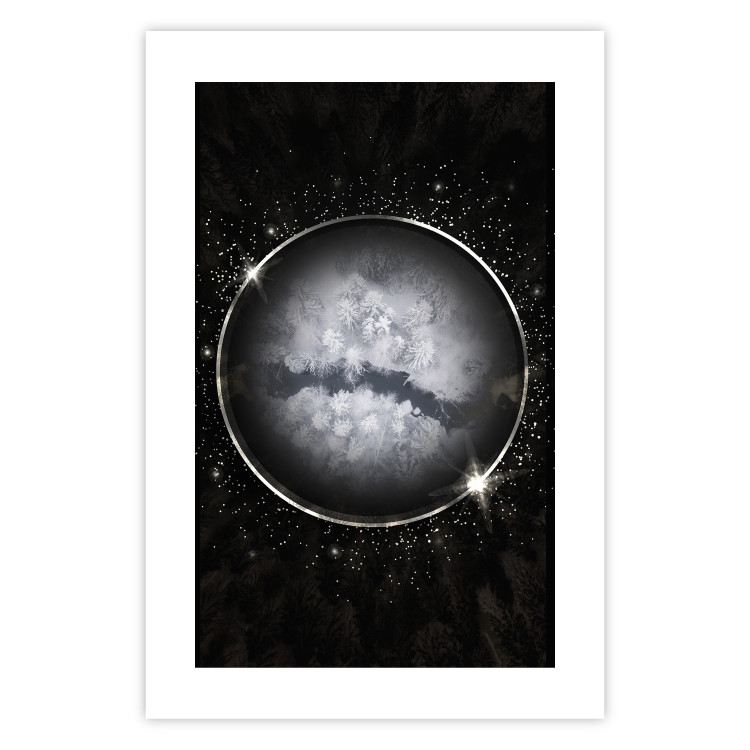 Wall Poster Deep Winter - abstract sphere in space depicting wintry world 128069 additionalImage 19