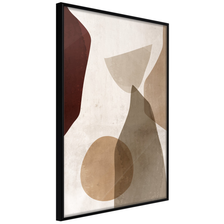 Poster Autumn Shuffle - composition of abstract geometric figures 130469 additionalImage 11