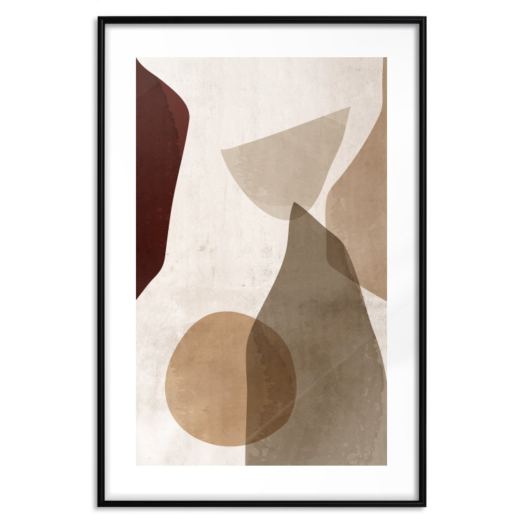 Poster Autumn Shuffle - composition of abstract geometric figures 130469 additionalImage 17