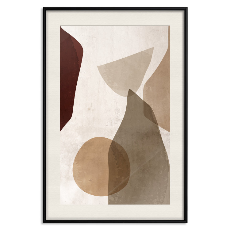 Poster Autumn Shuffle - composition of abstract geometric figures 130469 additionalImage 19