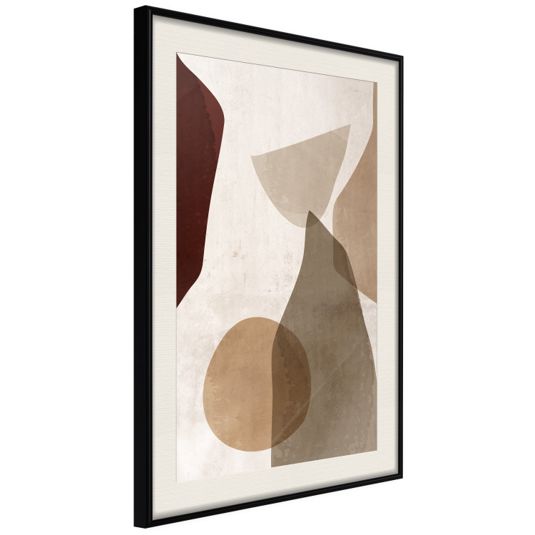 Poster Autumn Shuffle - composition of abstract geometric figures 130469 additionalImage 2