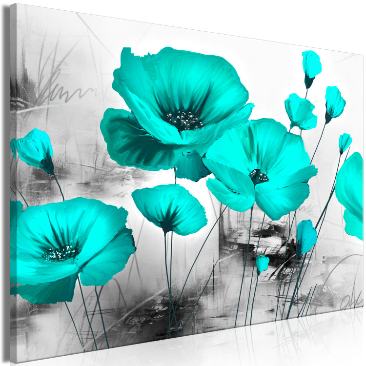 Large canvas print Turquoise Meadow [Large Format] 132369 additionalImage 2