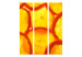 Folding Screen Orange Slices (3-piece) - background in juicy orange fruits 132769 additionalThumb 3