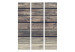 Room Separator Rustic Style (3-piece) - composition in brown wooden planks 132969 additionalThumb 3