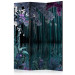 Room Separator Mysterious Night (3-piece) - plant composition in feng shui style 133169