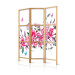 Room Separator Flowers and Butterflies (3-piece) - romantic cherry blossoms on white 134269 additionalThumb 5