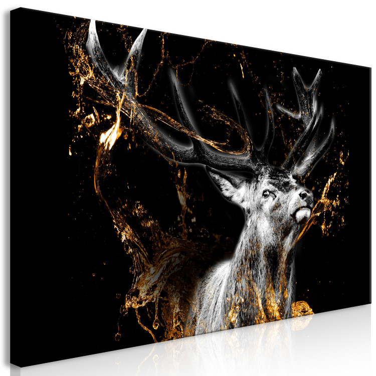 Large canvas print Golden Deer II [Large Format] 137569 additionalImage 2