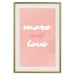 Poster More Self Love - white and pink English texts on a pastel background 138869 additionalThumb 26