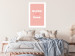 Poster More Self Love - white and pink English texts on a pastel background 138869 additionalThumb 10