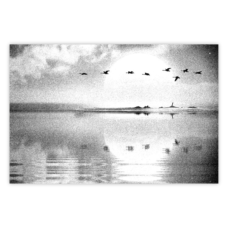 Poster Departure of Birds at the Lake [Poster] 143369