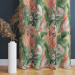 Decorative Curtain Rainforest flora - a floral pattern with white flowers and leaves 147169 additionalThumb 3